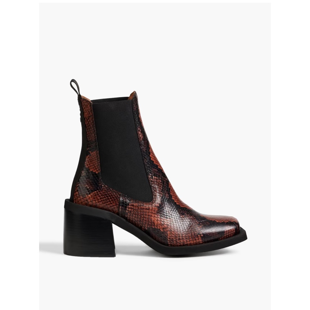 GANNI BRAND NEW SNAKE BOOTS